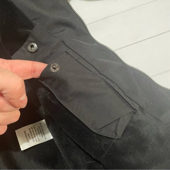 Calvin Klein FLAWED Black Down Filled Quilted Puffer‎ Coat Jacket Women’s Medium - Picture 7 of 9